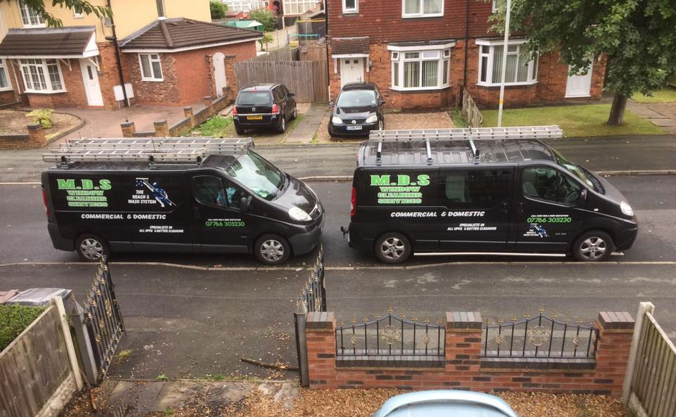 MDS Window Cleaning Services Vans